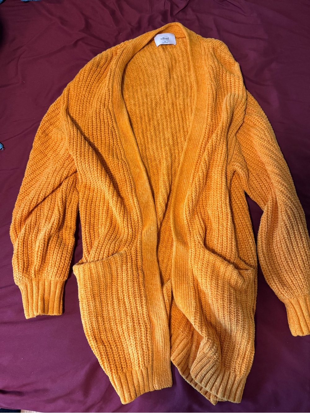 Wilfred Open-Front Knit Cardigan